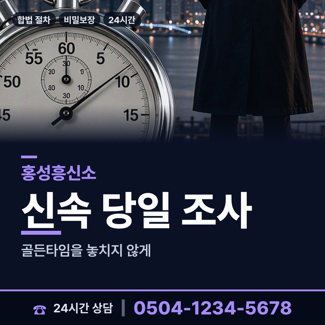 홍성 장곡면 흥신소추천 상담 안내